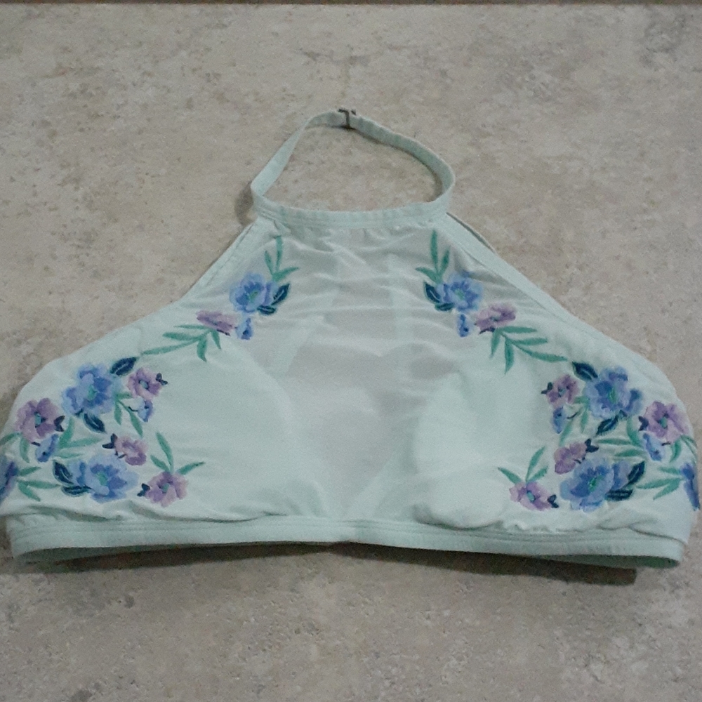 Light blue/turquoise mesh Bralette